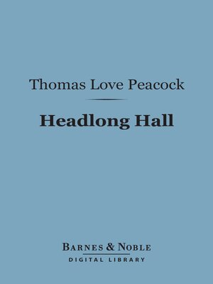 cover image of Headlong Hall (Barnes & Noble Digital Library)